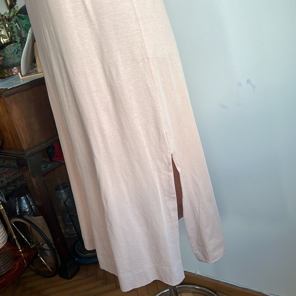 Zara nude cotton halter neck  fitted midi dress​ - medium size - Picture 4 of 8